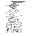 Whirlpool ET14JKXSW00 compartment separator diagram