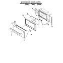 KitchenAid KEMS307DBL4 microwave door diagram