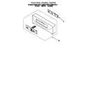 KitchenAid KEMS377DWH4 control panel diagram