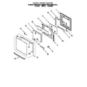 KitchenAid KEMS377DWH4 oven door diagram