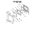 KitchenAid KEBS208DBL4 oven door diagram