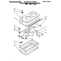KitchenAid KGCT025AWH4 cooktop diagram