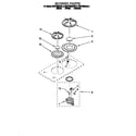 KitchenAid KGCT025AWH4 burner diagram