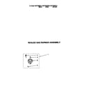 KitchenAid KGCT305BBL4 sealed gas burner assembly diagram
