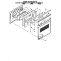 KitchenAid KDDT207BWH9 oven door diagram
