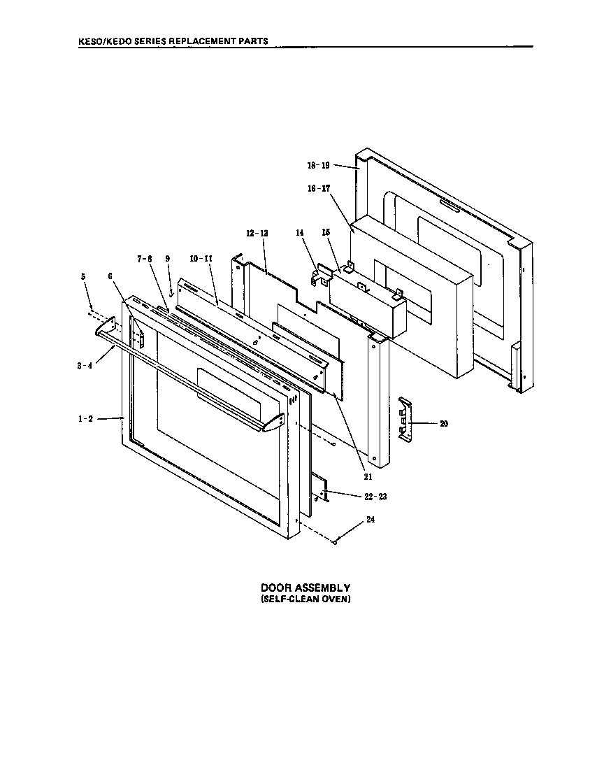 KitchenAid KEDO245 ^self clean oven diagram