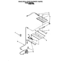 Whirlpool SF365BEYQ5 broiler & oven burner diagram