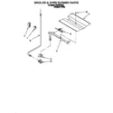 Whirlpool SF310PEAQ1 broiler & oven burner diagram