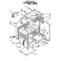 Whirlpool SF310PEAW1 oven diagram