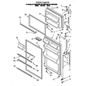 Whirlpool 8ET16NKXDG00 door diagram