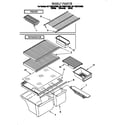 Whirlpool 8ET16NKXDG00 shelf diagram