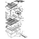 Whirlpool 4ET18ZKXDN01 shelf diagram