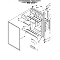 Whirlpool 4ET18ZKXDN01 refrigerator door diagram
