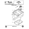 Whirlpool RF306BXVN0 cooktop diagram