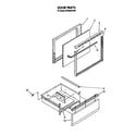 Whirlpool RF306BXVN0 door diagram