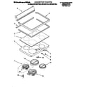 KitchenAid KERH507YBL2 cooktop diagram