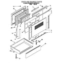KitchenAid KESC307BAL5 door and drawer diagram