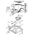 Whirlpool 4LBR8255DZ1 machine base diagram