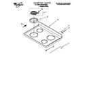 Whirlpool 4RF315PXEQ0 cooktop diagram