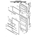 Whirlpool ET16JKYBW00 door diagram