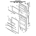 Whirlpool ET16JKXDW01 door diagram