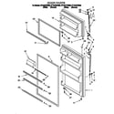 Whirlpool ET16JKXDN02 door diagram