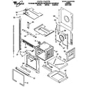 Whirlpool GMC305PDQ0 oven diagram