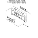 Whirlpool GMC305PDQ0 control panel diagram