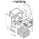 KitchenAid KESH307BBL6 oven chassis diagram