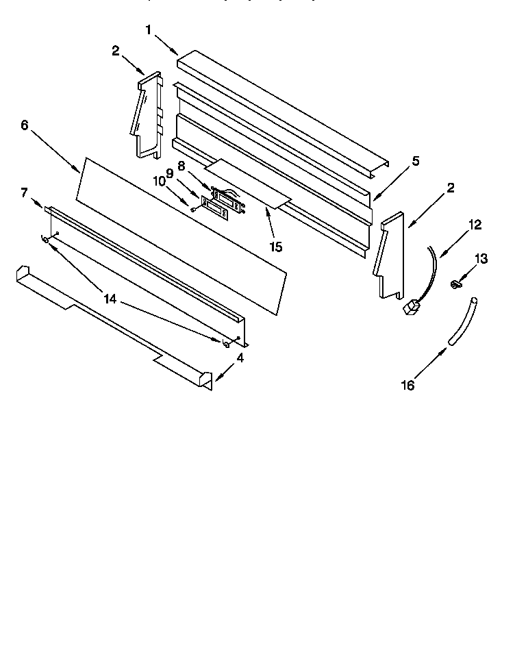 Whirlpool SF5140EEN1 backguard diagram
