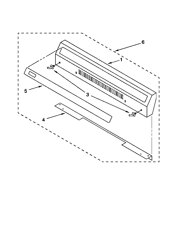 Whirlpool SF3010EEN0 backguard diagram