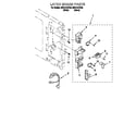 Whirlpool MC8131XEB0 latch board diagram