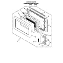 Whirlpool MC8131XEB0 door diagram