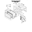KitchenAid KEMI371BBL1 door and latch diagram