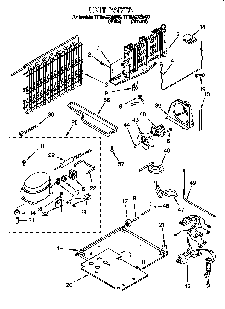 Estate TT18AKXGN00 unit diagram