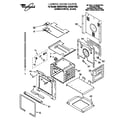 Whirlpool GBD307PDB0 lower oven diagram