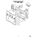 Whirlpool RF386PXEN1 control panel diagram