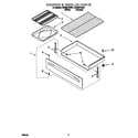 Whirlpool RF386PXEN1 drawer and broiler diagram