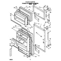 Whirlpool 4ET14GKXFW00 door diagram