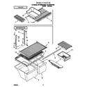 Whirlpool 4ET18NKXFN00 shelf diagram