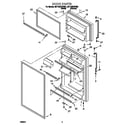 Whirlpool 8ET18GKXFW01 door diagram