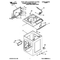 Whirlpool LCR7244DZ3 top and cabinet diagram