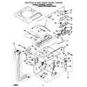 Whirlpool LCR7244DZ3 controls and rear panel diagram