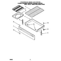 Whirlpool RF325PXGQ0 drawer & broiler diagram