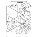 Whirlpool SS385PEEB3 broiler and oven burner diagram