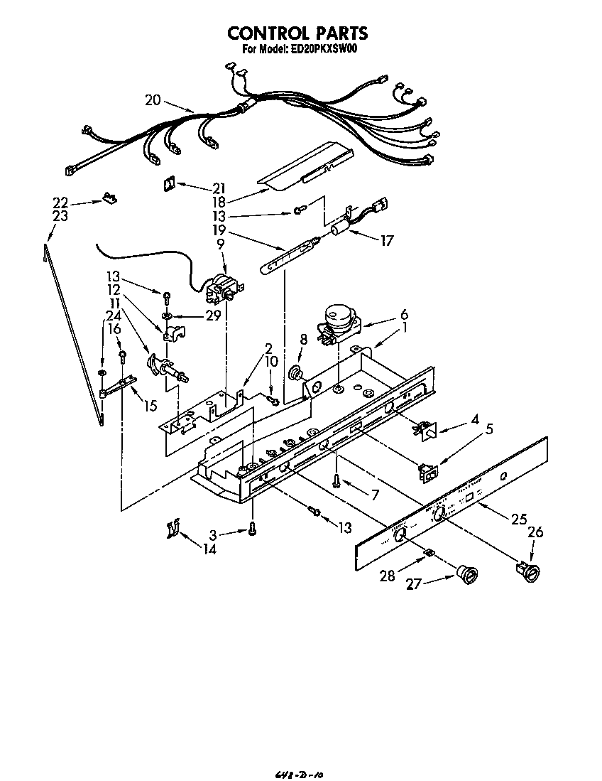 Whirlpool ED20PKXSN00 control diagram