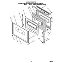 Whirlpool SF325PEGZ1 door diagram