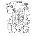 Whirlpool SS385PEEQ1 oven and drawer diagram