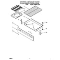 Whirlpool SF362BEGQ1 drawer & broiler diagram