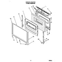 Whirlpool RF350BXGW0 door diagram